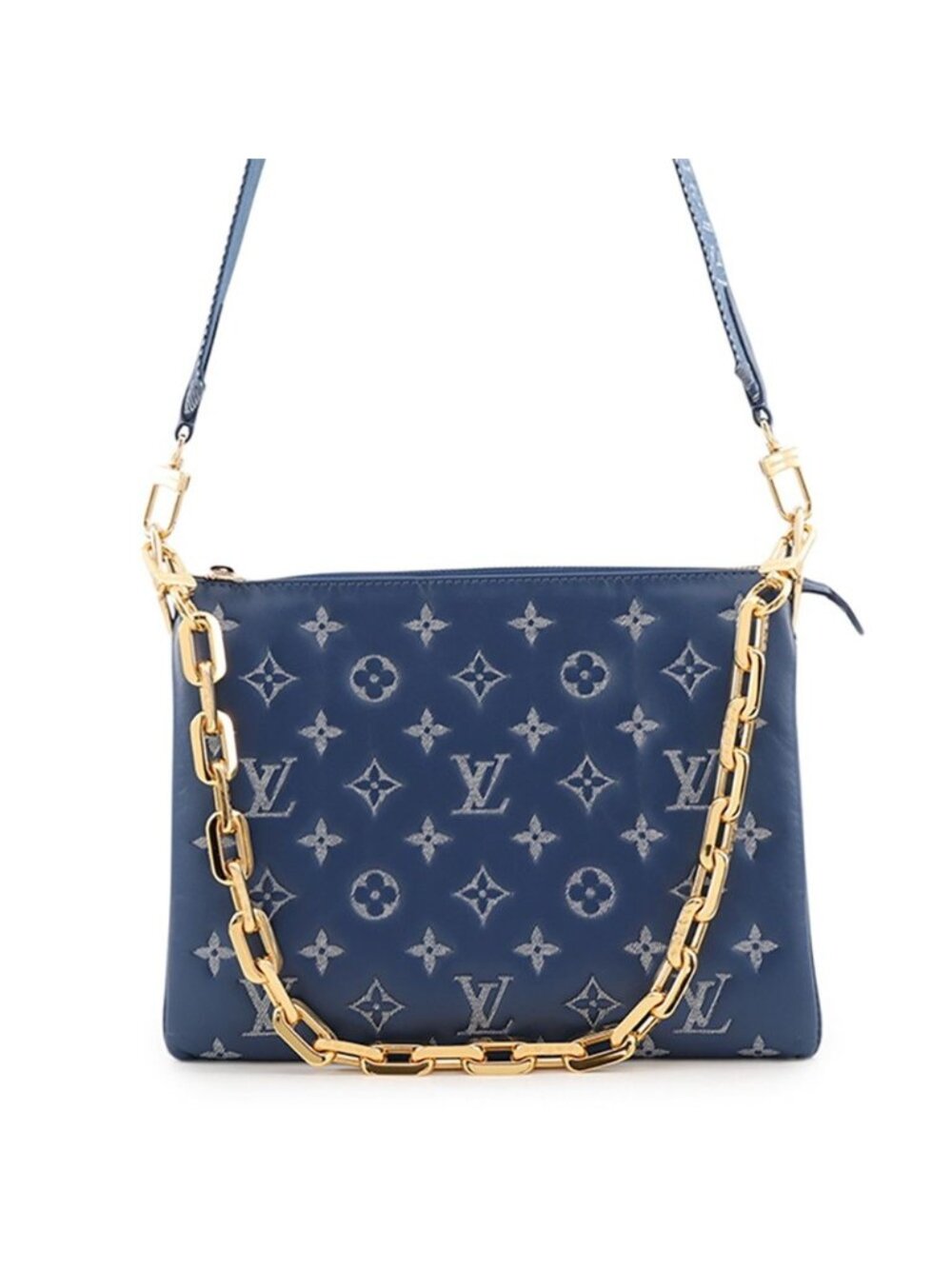 Louis Vuitton Shoulder Bag Monogram Pattern Lambskin Coussin PM 3way
